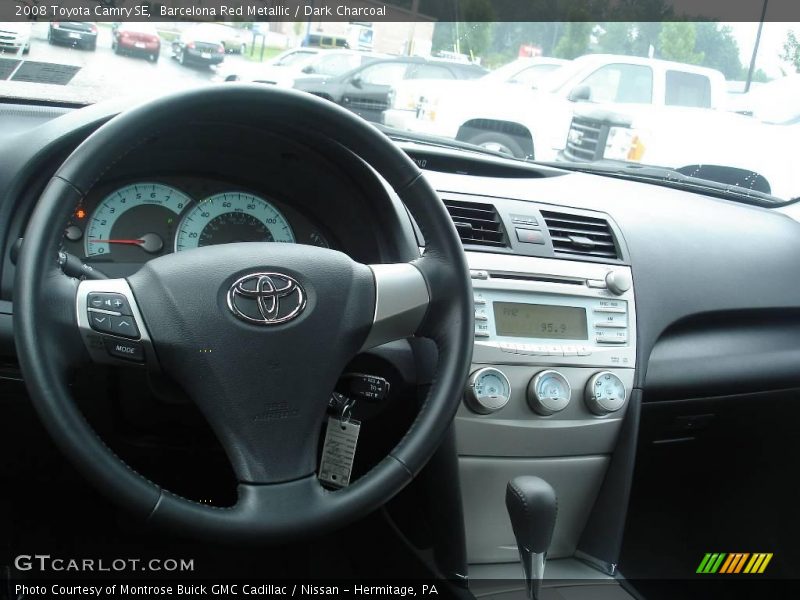 Barcelona Red Metallic / Dark Charcoal 2008 Toyota Camry SE