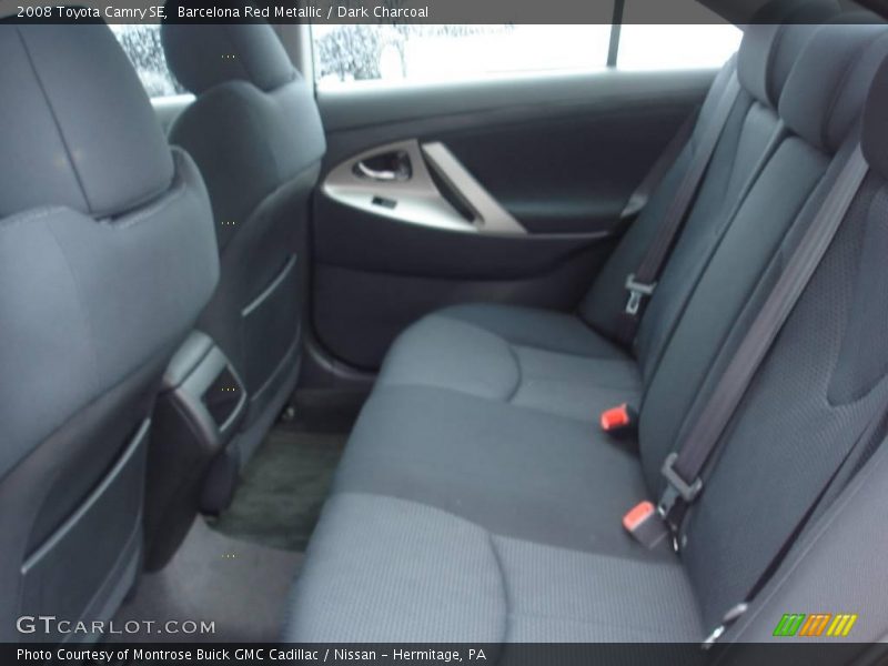 Barcelona Red Metallic / Dark Charcoal 2008 Toyota Camry SE