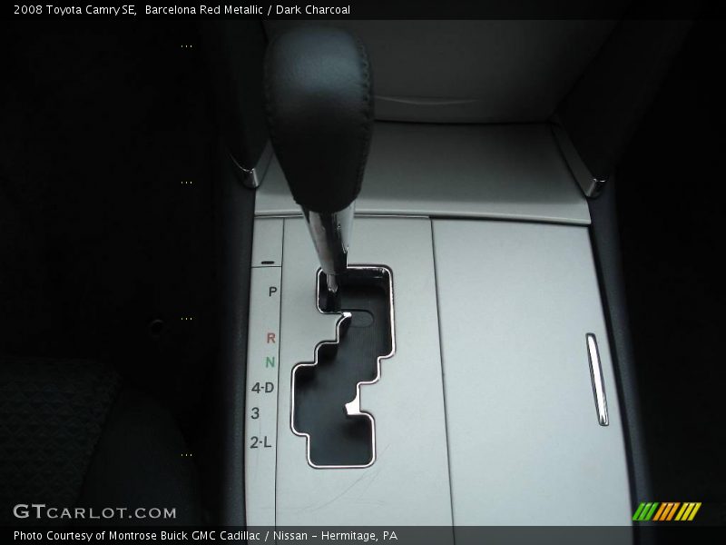 Barcelona Red Metallic / Dark Charcoal 2008 Toyota Camry SE