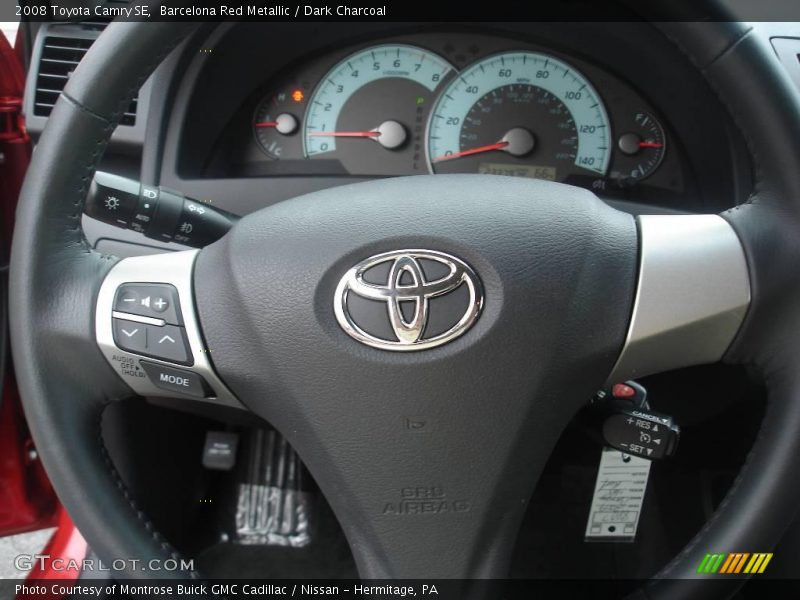 Barcelona Red Metallic / Dark Charcoal 2008 Toyota Camry SE