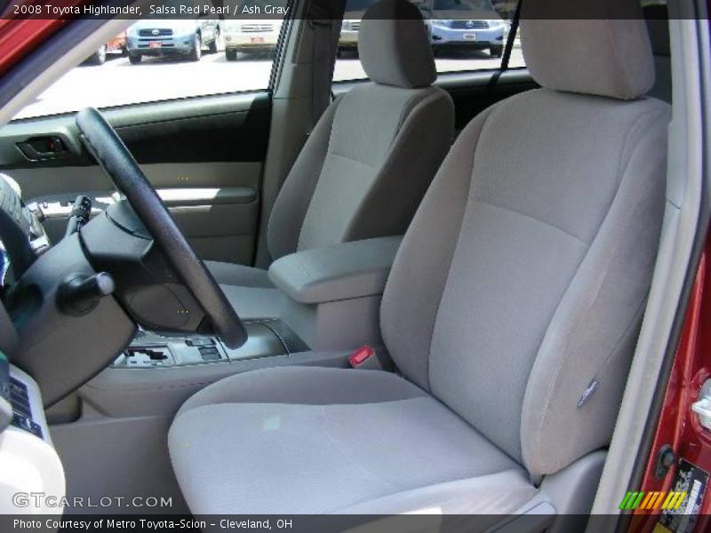 Salsa Red Pearl / Ash Gray 2008 Toyota Highlander