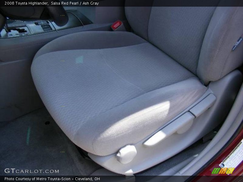 Salsa Red Pearl / Ash Gray 2008 Toyota Highlander