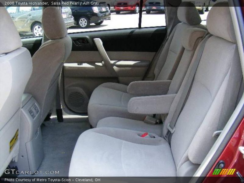 Salsa Red Pearl / Ash Gray 2008 Toyota Highlander