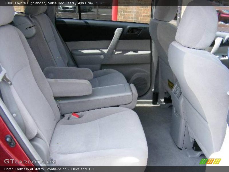 Salsa Red Pearl / Ash Gray 2008 Toyota Highlander