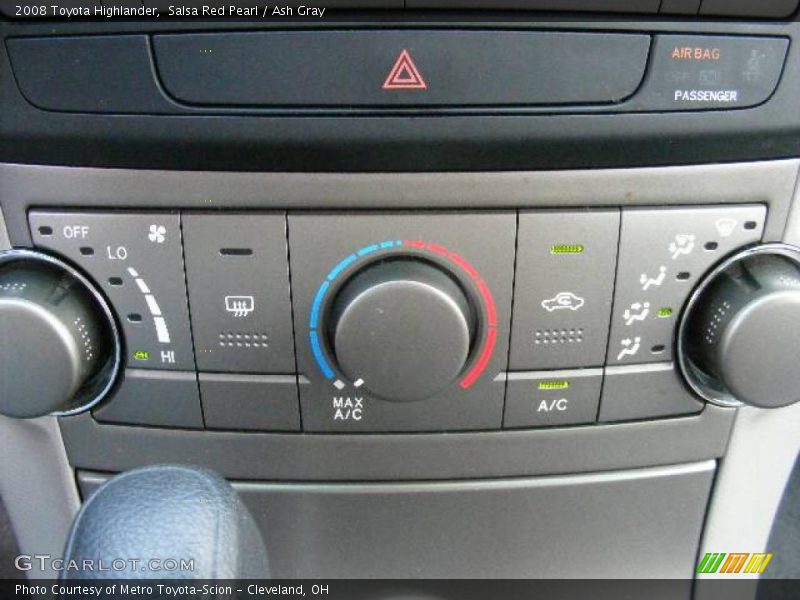 Salsa Red Pearl / Ash Gray 2008 Toyota Highlander