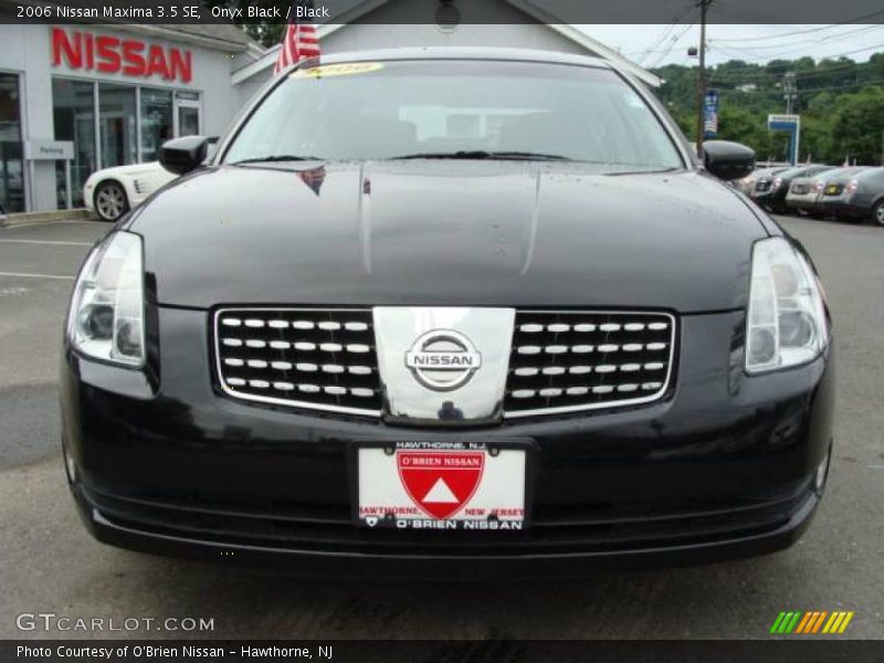 Onyx Black / Black 2006 Nissan Maxima 3.5 SE