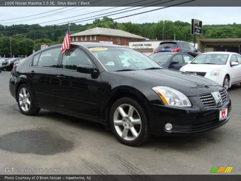Onyx Black / Black 2006 Nissan Maxima 3.5 SE