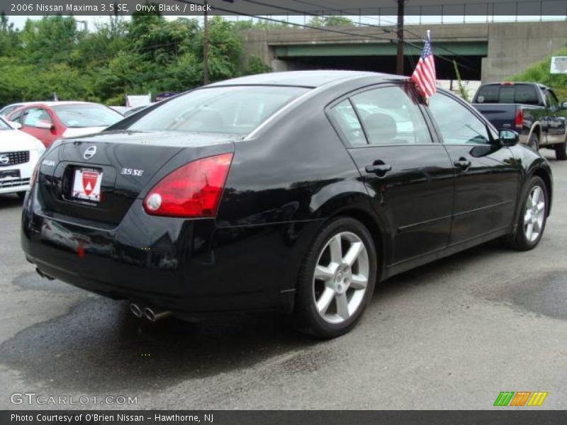 Onyx Black / Black 2006 Nissan Maxima 3.5 SE