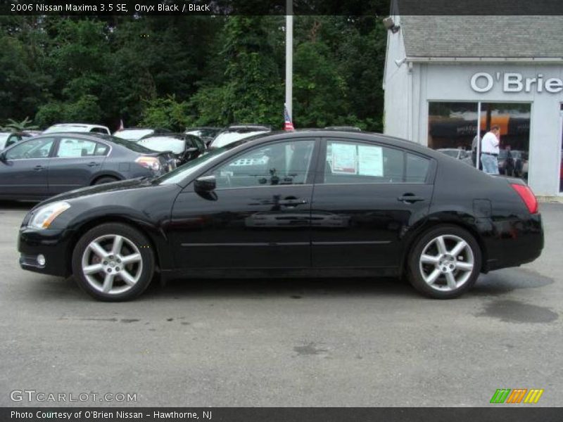 Onyx Black / Black 2006 Nissan Maxima 3.5 SE