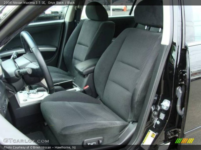 Onyx Black / Black 2006 Nissan Maxima 3.5 SE