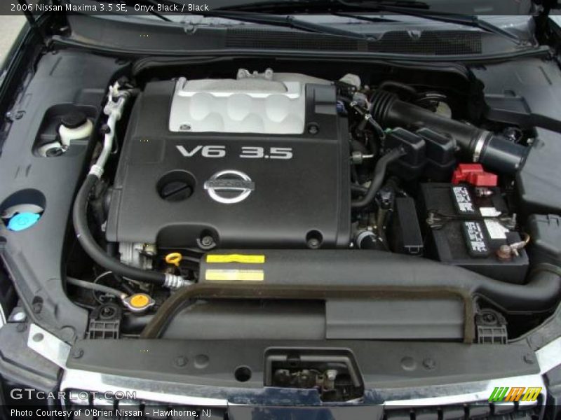 Onyx Black / Black 2006 Nissan Maxima 3.5 SE