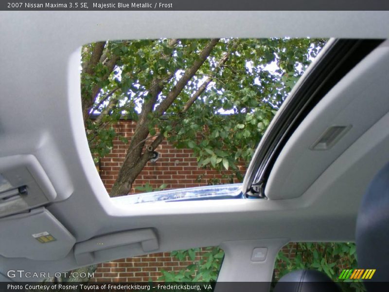 Majestic Blue Metallic / Frost 2007 Nissan Maxima 3.5 SE