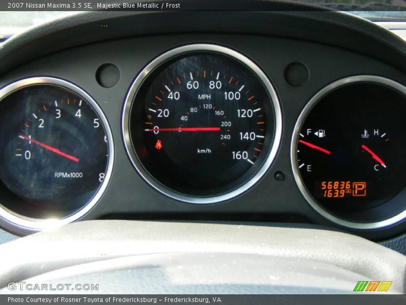 Majestic Blue Metallic / Frost 2007 Nissan Maxima 3.5 SE