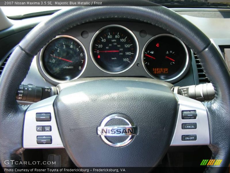 Majestic Blue Metallic / Frost 2007 Nissan Maxima 3.5 SE