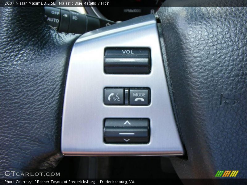 Majestic Blue Metallic / Frost 2007 Nissan Maxima 3.5 SE