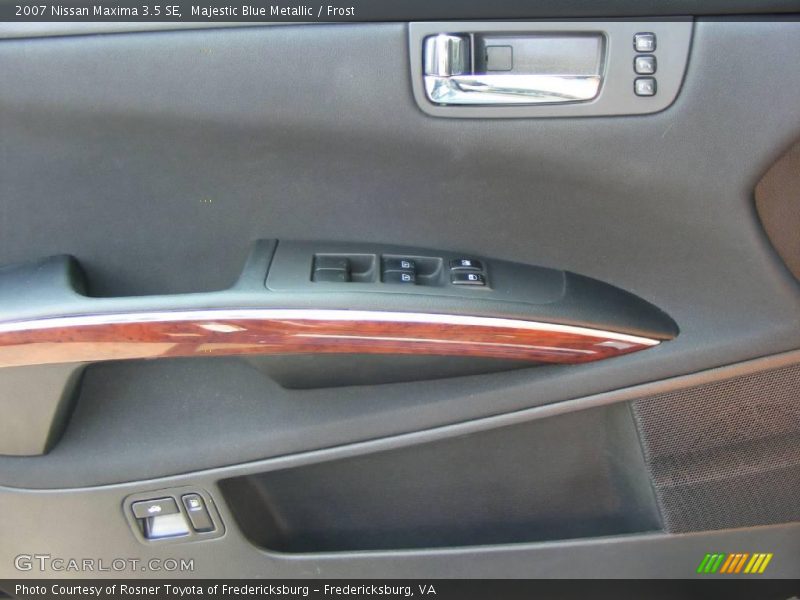 Majestic Blue Metallic / Frost 2007 Nissan Maxima 3.5 SE
