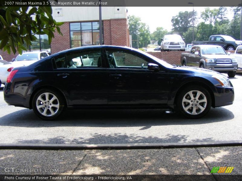 Majestic Blue Metallic / Frost 2007 Nissan Maxima 3.5 SE