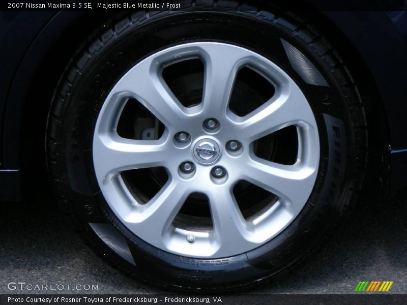 Majestic Blue Metallic / Frost 2007 Nissan Maxima 3.5 SE