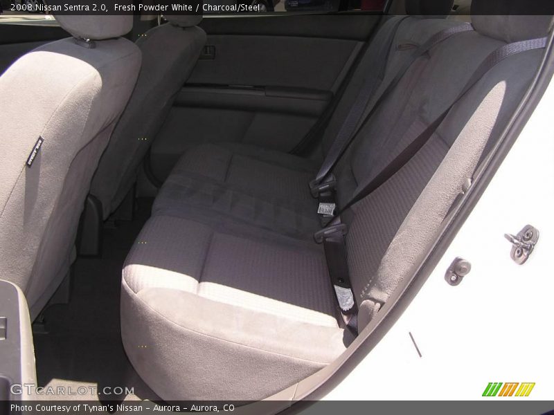 Fresh Powder White / Charcoal/Steel 2008 Nissan Sentra 2.0