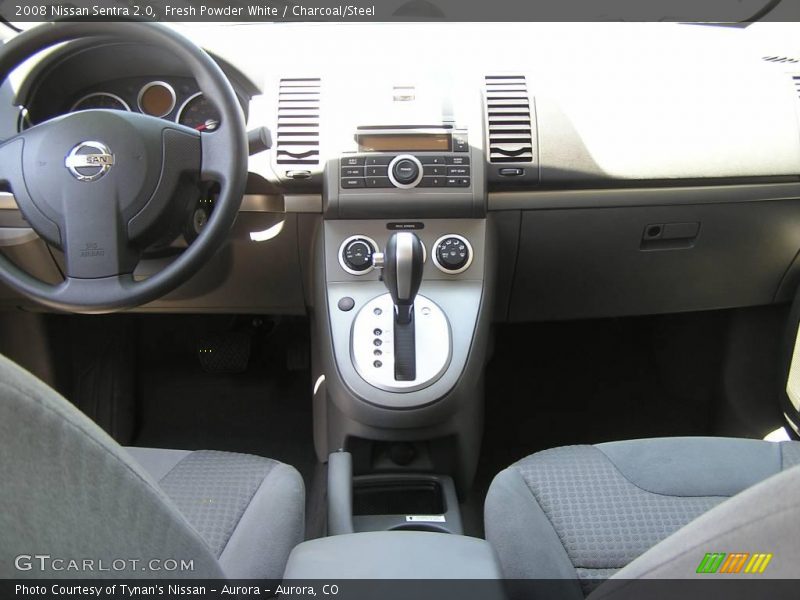 Fresh Powder White / Charcoal/Steel 2008 Nissan Sentra 2.0