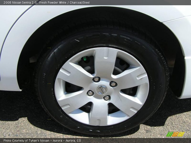 Fresh Powder White / Charcoal/Steel 2008 Nissan Sentra 2.0