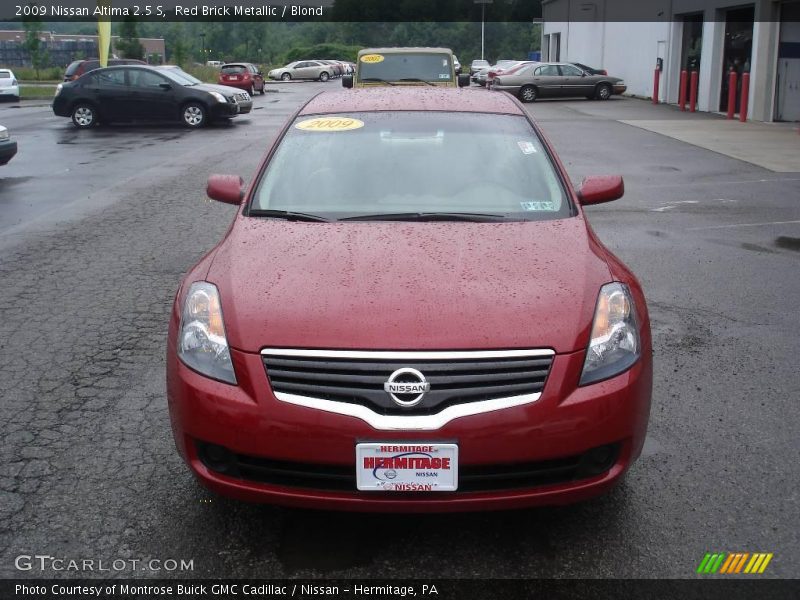 Red Brick Metallic / Blond 2009 Nissan Altima 2.5 S