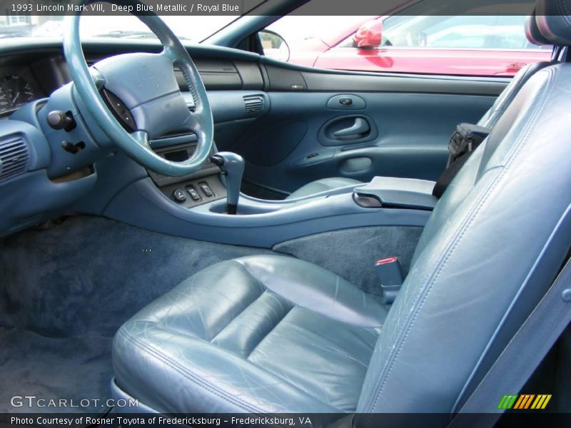 Deep Blue Metallic / Royal Blue 1993 Lincoln Mark VIII