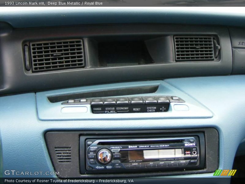 Deep Blue Metallic / Royal Blue 1993 Lincoln Mark VIII