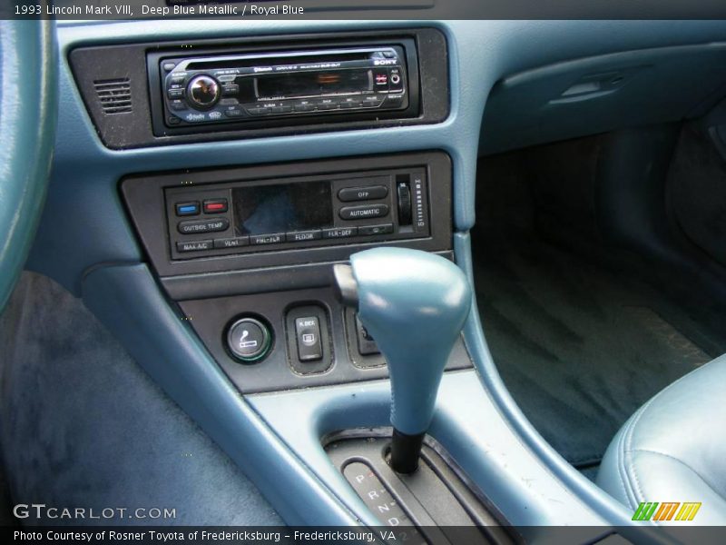 Deep Blue Metallic / Royal Blue 1993 Lincoln Mark VIII
