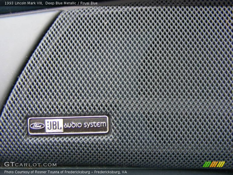 Deep Blue Metallic / Royal Blue 1993 Lincoln Mark VIII