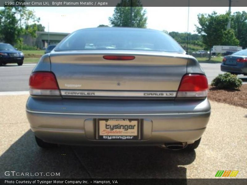 Bright Platinum Metallic / Agate 1998 Chrysler Cirrus LXi