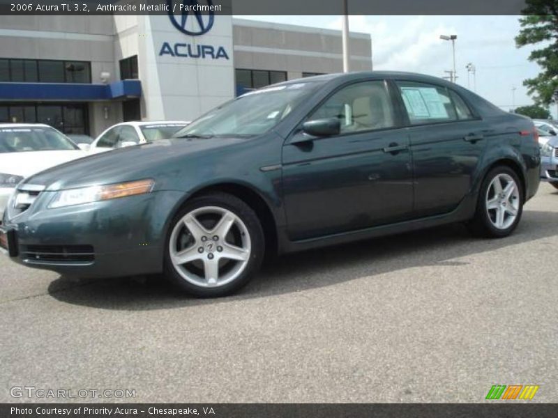 Anthracite Metallic / Parchment 2006 Acura TL 3.2