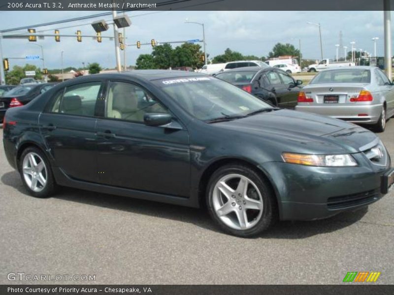 Anthracite Metallic / Parchment 2006 Acura TL 3.2