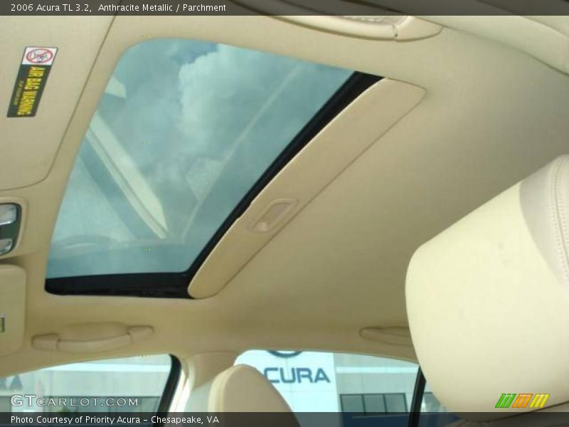 Anthracite Metallic / Parchment 2006 Acura TL 3.2