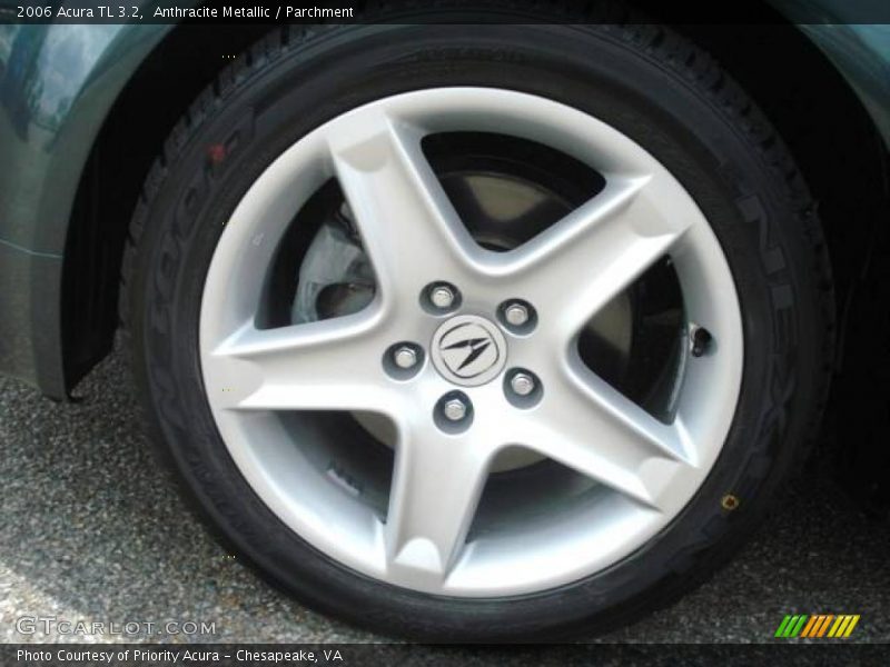 Anthracite Metallic / Parchment 2006 Acura TL 3.2