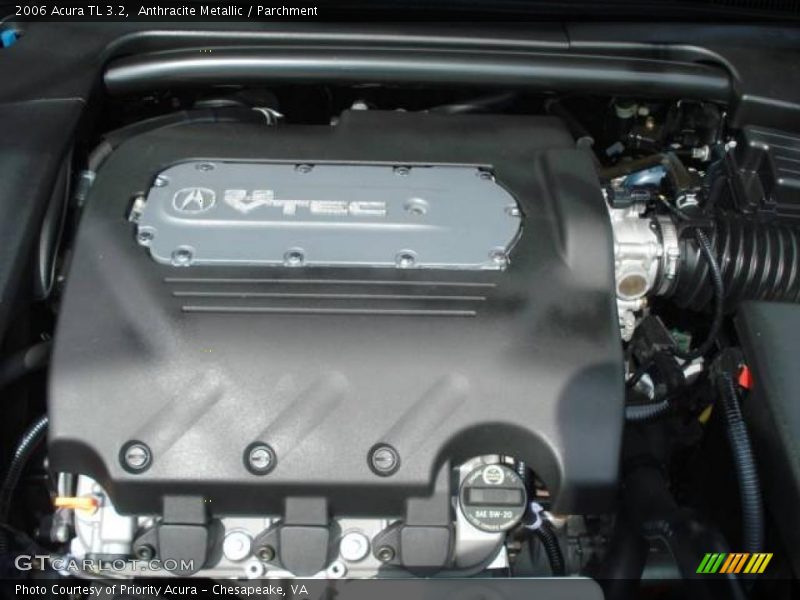 Anthracite Metallic / Parchment 2006 Acura TL 3.2