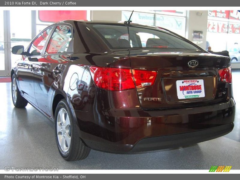 Dark Cherry / Coffee 2010 Kia Forte EX