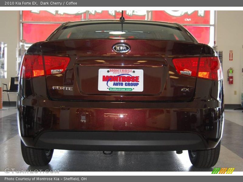 Dark Cherry / Coffee 2010 Kia Forte EX