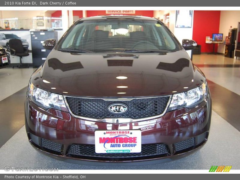 Dark Cherry / Coffee 2010 Kia Forte EX