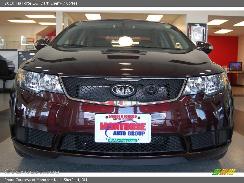 Dark Cherry / Coffee 2010 Kia Forte EX