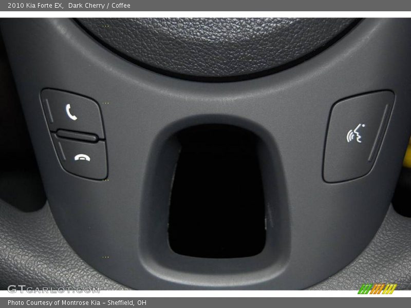 Dark Cherry / Coffee 2010 Kia Forte EX