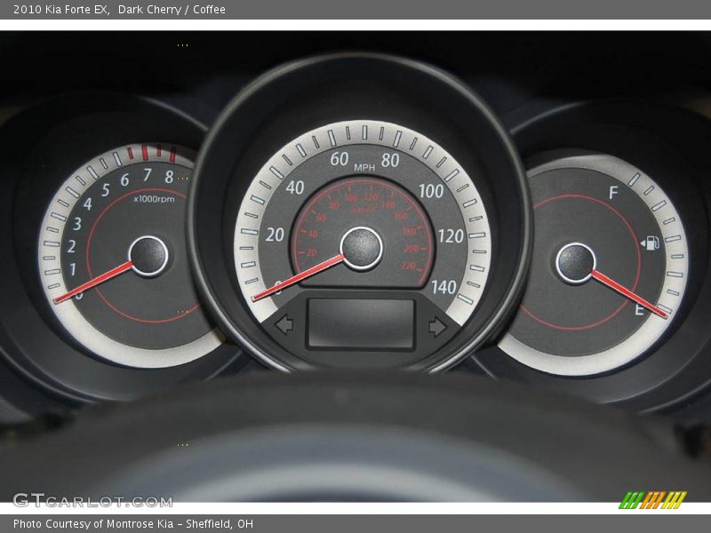 Dark Cherry / Coffee 2010 Kia Forte EX