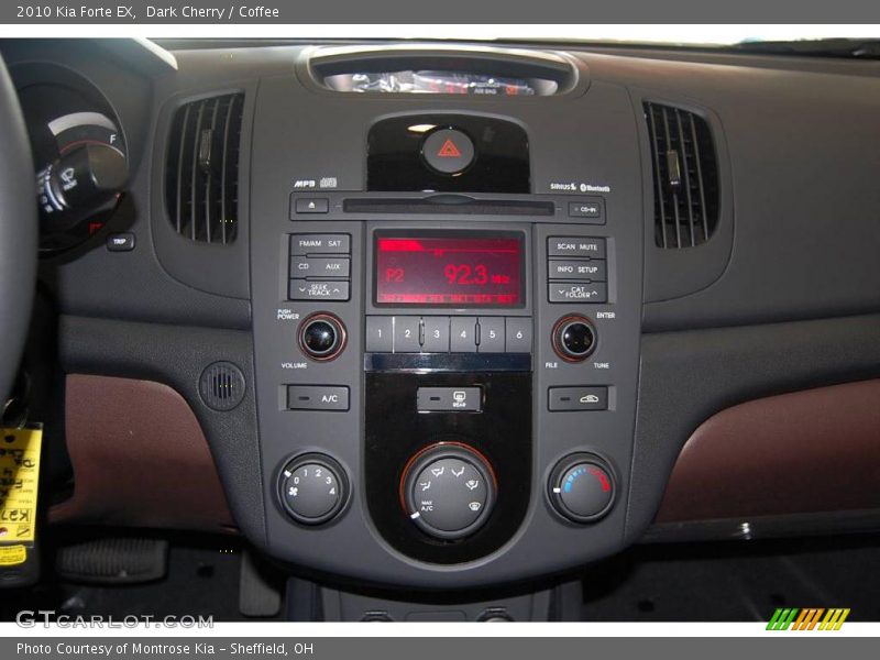 Dark Cherry / Coffee 2010 Kia Forte EX