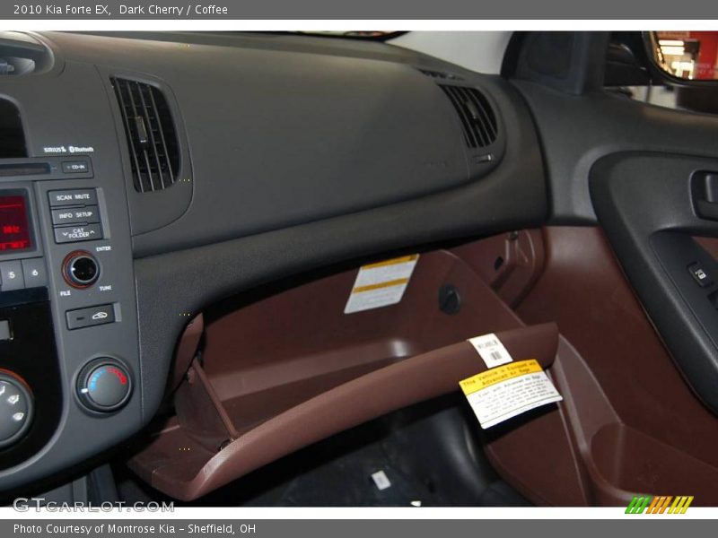 Dark Cherry / Coffee 2010 Kia Forte EX