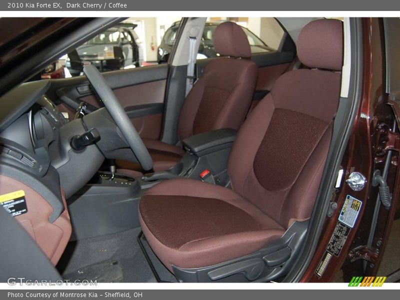 Dark Cherry / Coffee 2010 Kia Forte EX
