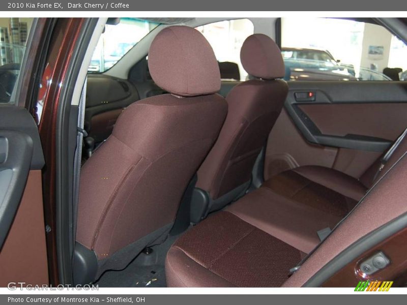 Dark Cherry / Coffee 2010 Kia Forte EX