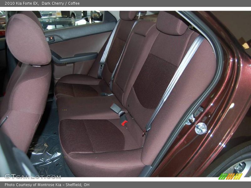 Dark Cherry / Coffee 2010 Kia Forte EX
