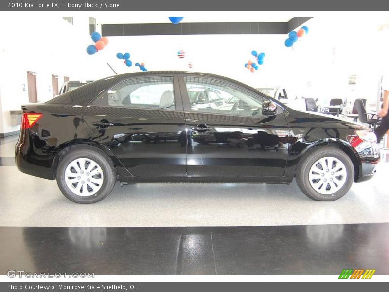 Ebony Black / Stone 2010 Kia Forte LX