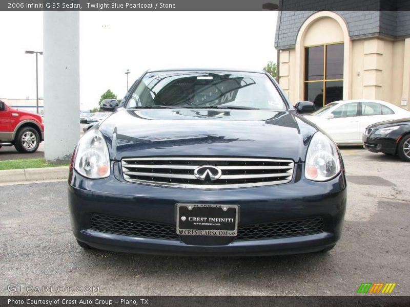 Twilight Blue Pearlcoat / Stone 2006 Infiniti G 35 Sedan