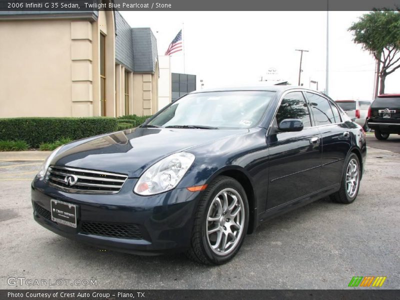 Twilight Blue Pearlcoat / Stone 2006 Infiniti G 35 Sedan